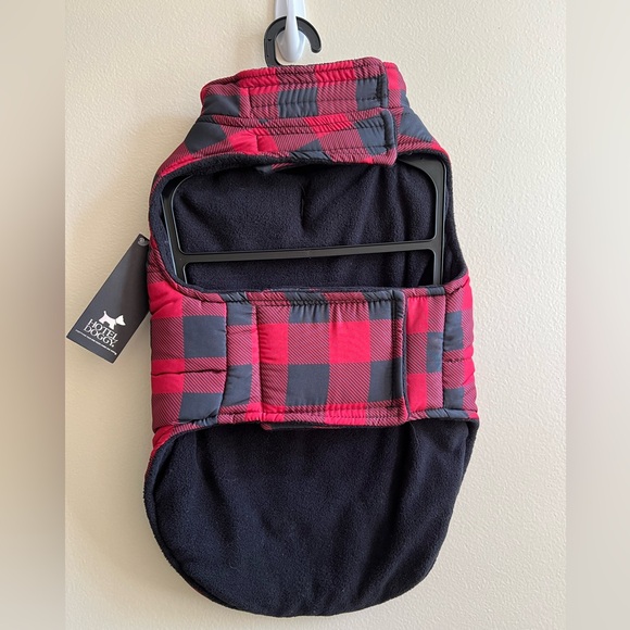 Hotel Doggy Checked Jacket with Fleece Lining. - Picture 7 of 7